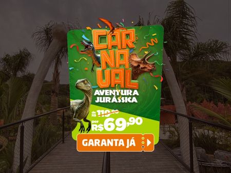 Ingresso Aventura Jurássica - Balneário Camboriú