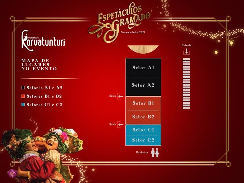 Ingresso Espetáculo Korvatunturi - Setor B