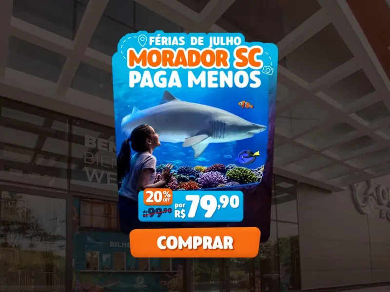 Ingresso Oceanic Aquarium - Balneário Camboriú
