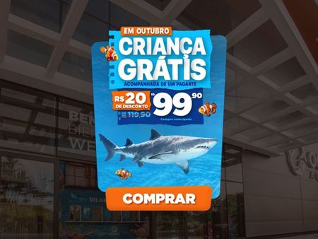 Ingresso Oceanic Aquarium - Balneário Camboriú