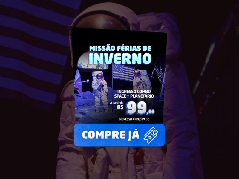 Ingresso Space Adventure Balneário Camboriú - Parque Nasa