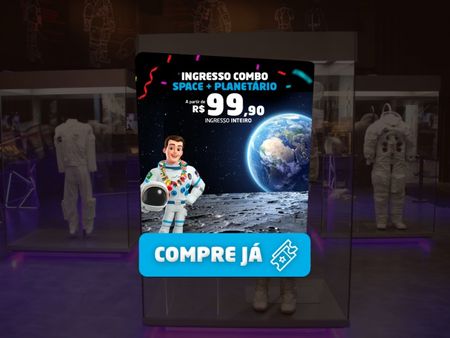 Ingresso Space Adventure Canela - Parque Nasa