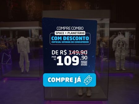 Ingresso Space Adventure Canela - Parque Nasa