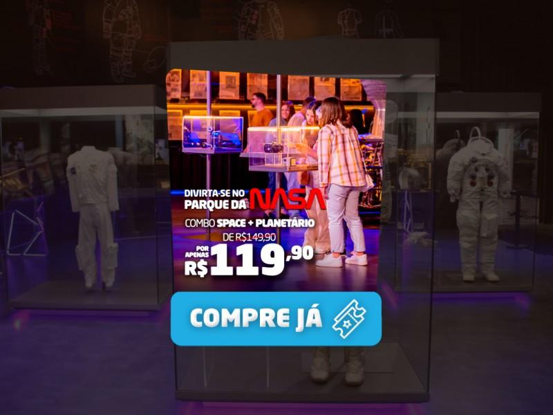 Ingresso Space Adventure Canela - Parque Nasa