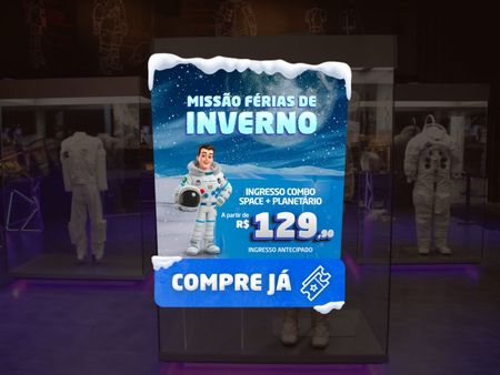 Ingresso Space Adventure Canela - Parque Nasa