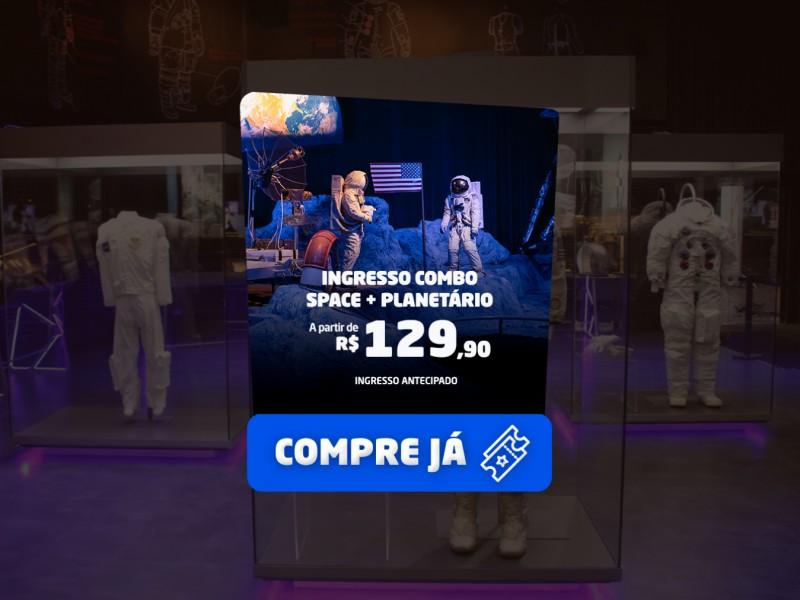 Ingresso Space Adventure Canela - Parque Nasa