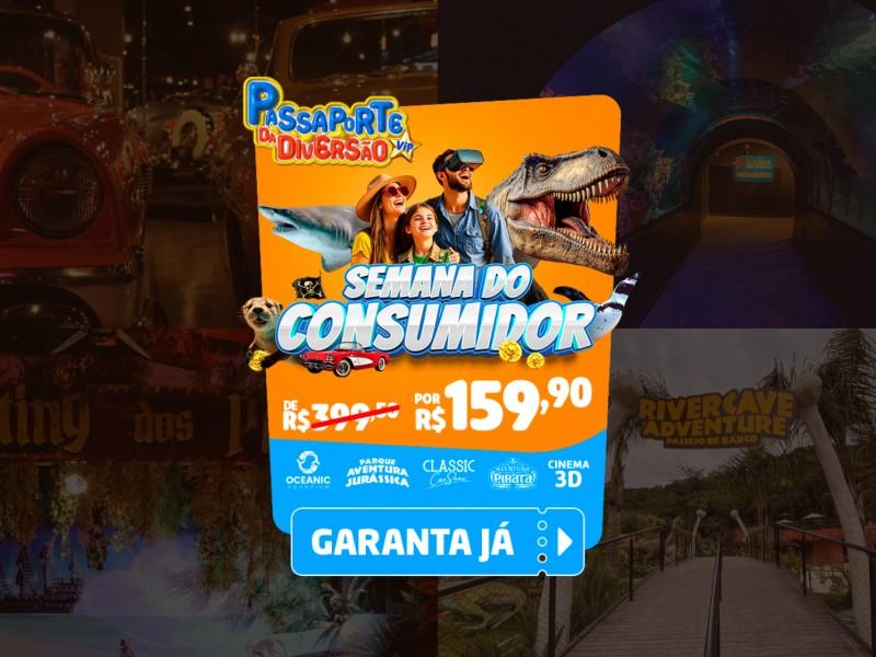 Passaporte Vip da Diversão - 5 Atrações Imperdíveis
