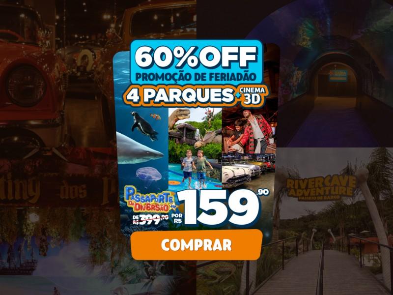 Passaporte Vip da Diversão - 5 Atrações Imperdíveis