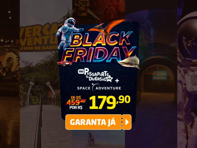 Passaporte Vip da Diversão + Space Adventure - 6 Atrações