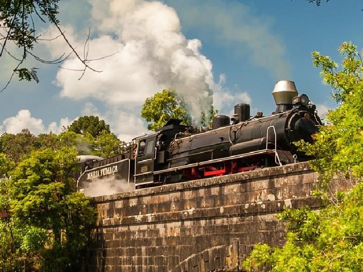 Passeio Trem Maria Fumaça Com Epopeia Italiana